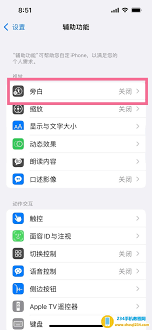 苹果旁白功能介绍