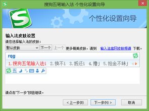 搜狗五笔输入法设置指南