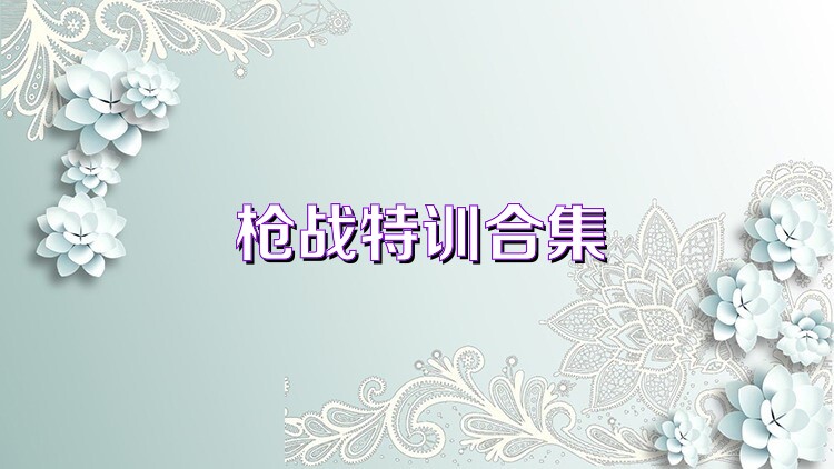 枪战特训合集