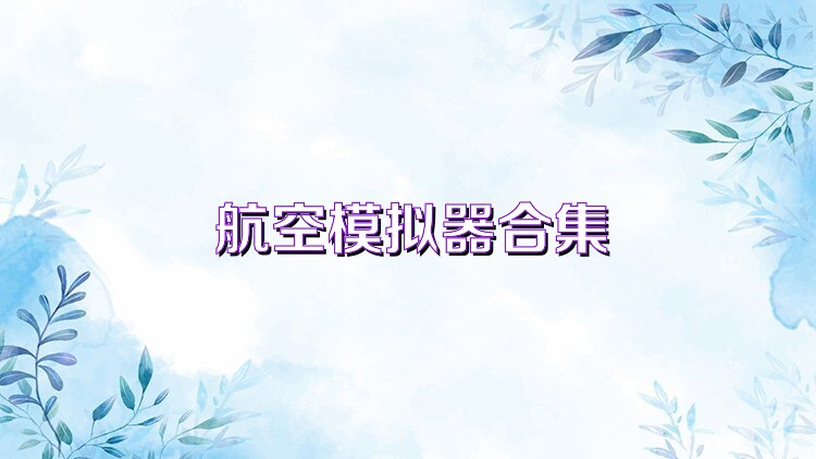 航空模拟器合集