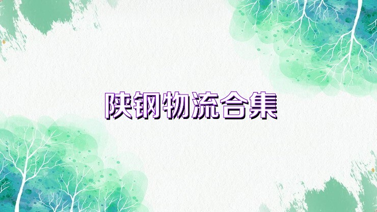 陕钢物流合集
