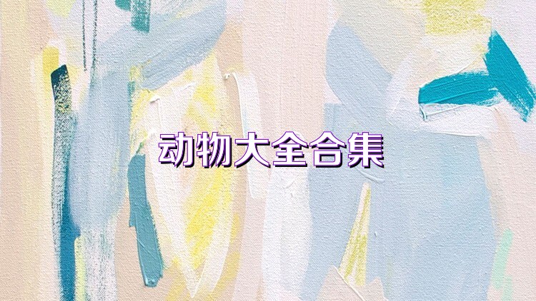 动物大全合集