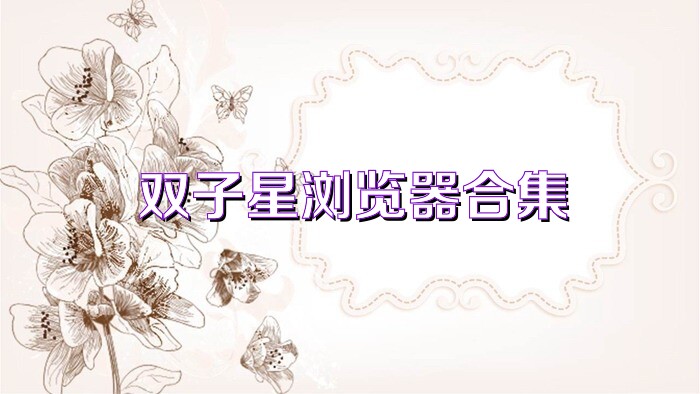 双子星浏览器合集