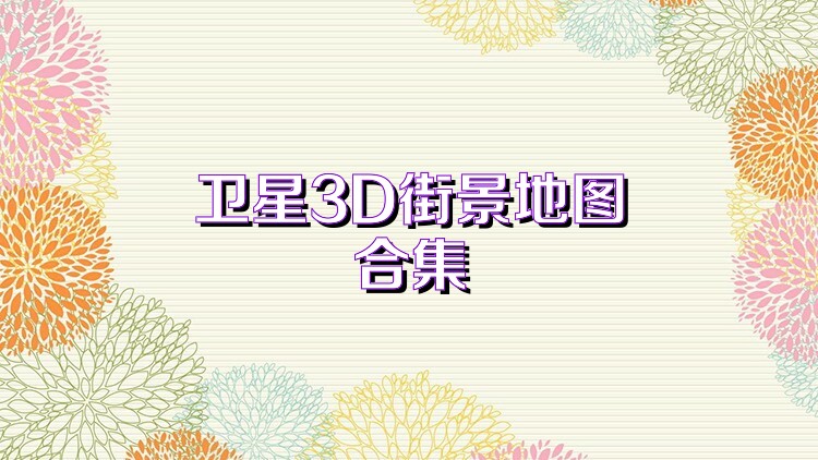 卫星3D街景地图合集