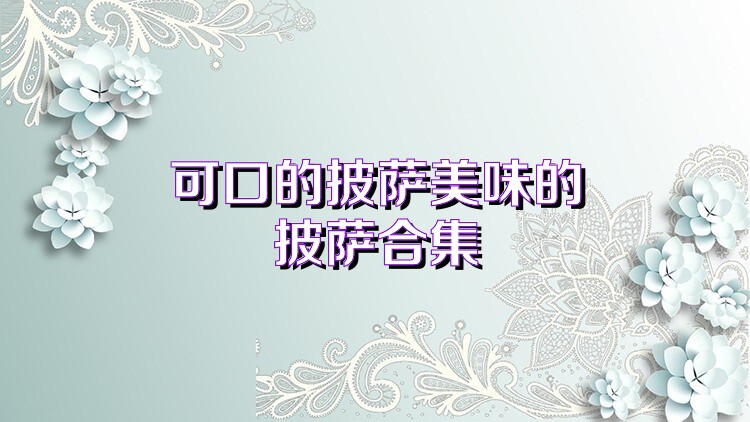 可口的披萨美味的披萨合集