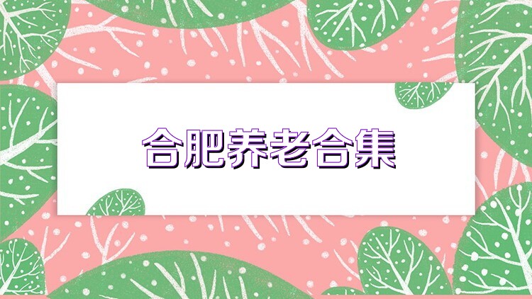 合肥养老合集