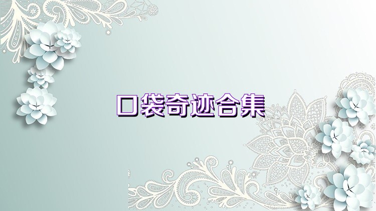 口袋奇迹合集