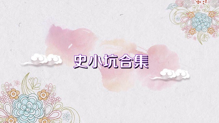 史小坑合集
