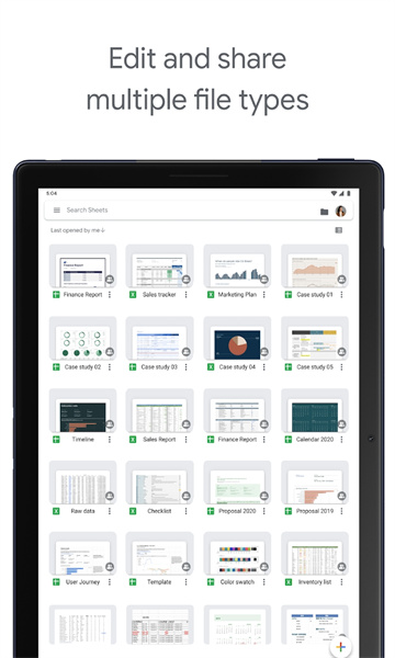 Google表格免费版