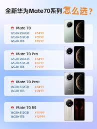 华为mate70参数配置及价格详情