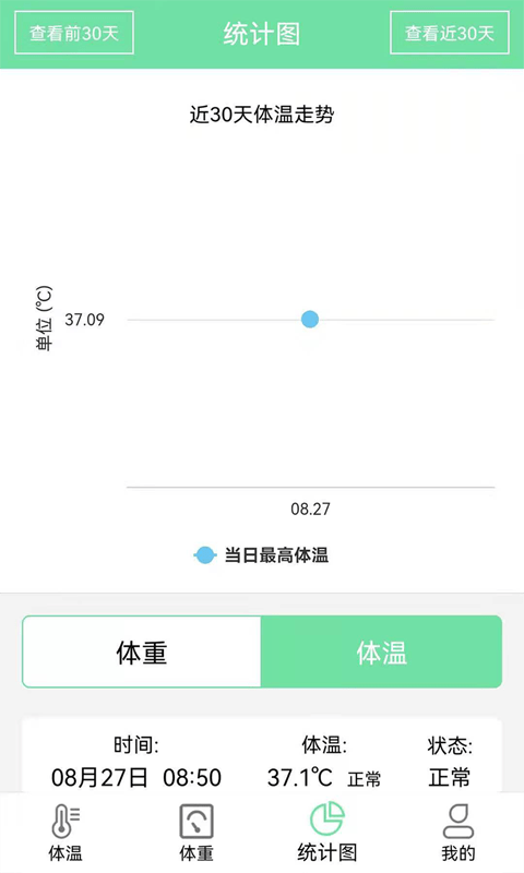 体重体温记录表手机版