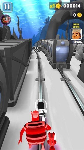 地铁跑酷黑白深海安卓版