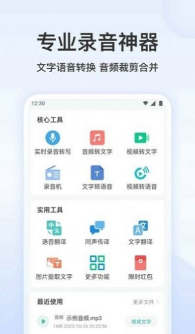 王牌录音转文字手机版