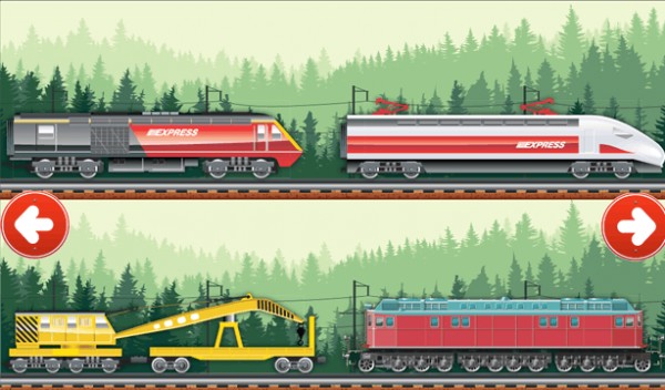 动画拼图列车免费版