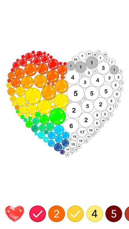 数字钻石画填色书免费版