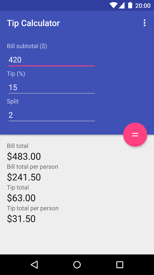 小费计算器安卓版