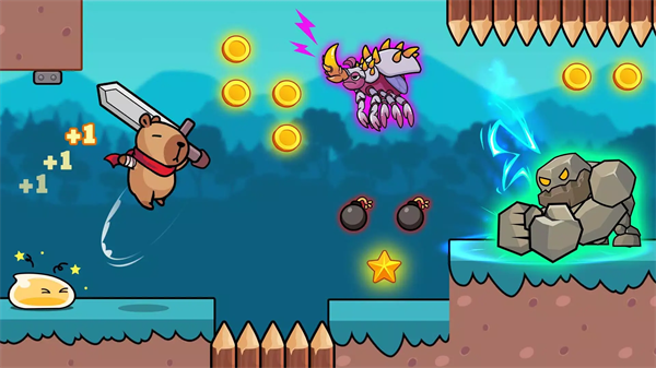 卡皮巴拉世界超级跑酷付费版