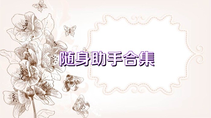 随身助手合集