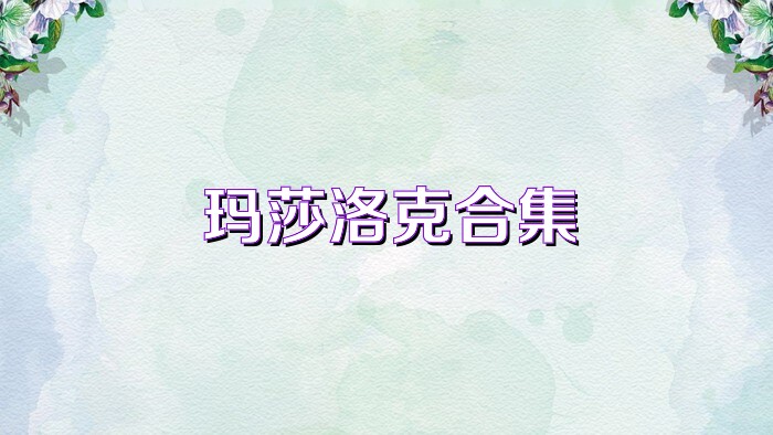 玛莎洛克合集
